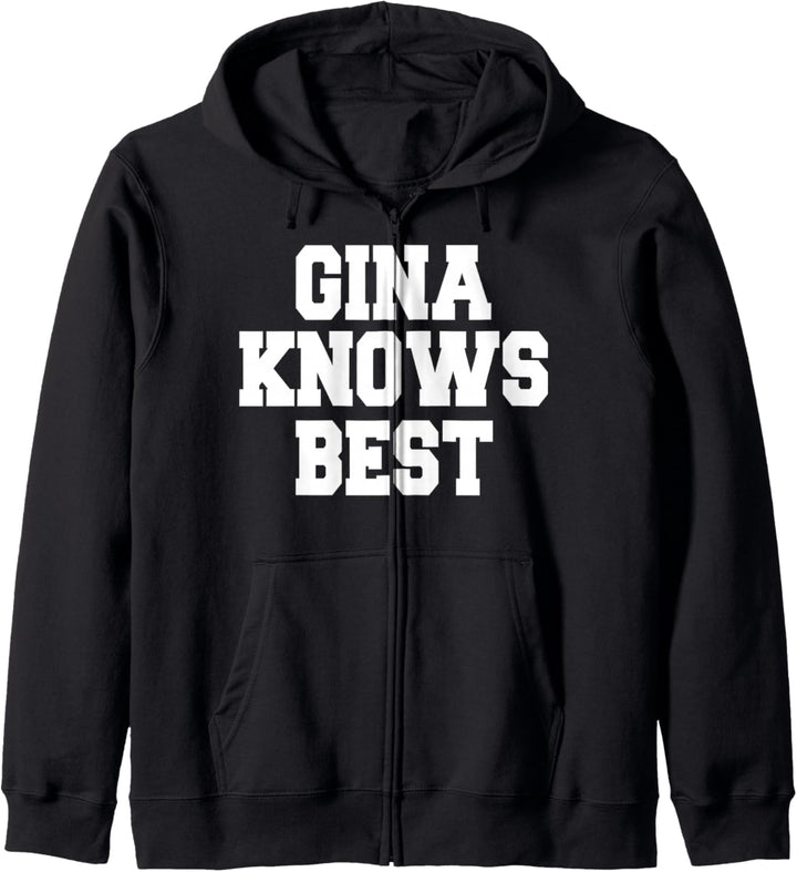 Gina weiss es am besten Kapuzenjacke