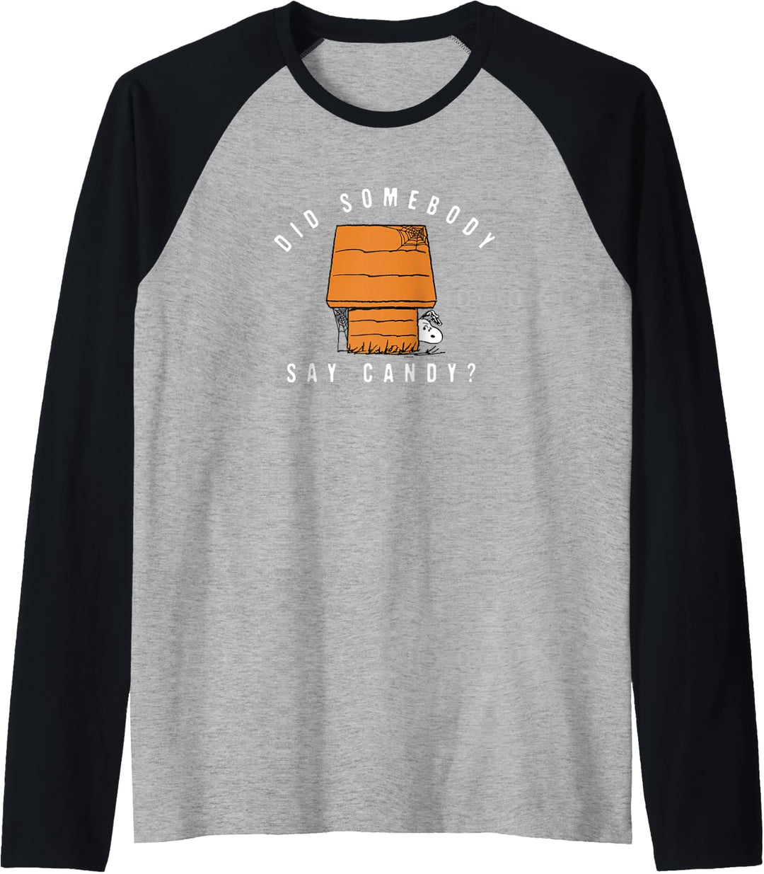 Peanuts Snoopy Hat jemand Süssigkeiten Gesagt Raglan