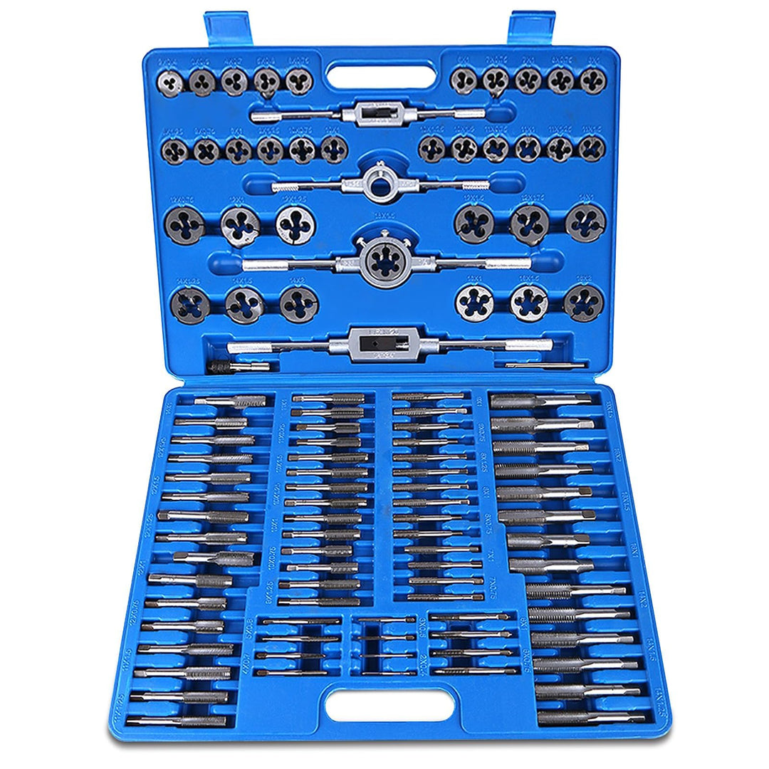 Gewindeschneidsatz 110 TLG, Gewindeschneider set ks tools aus Schnellarbeitsstahl Einschnitt Gewinde