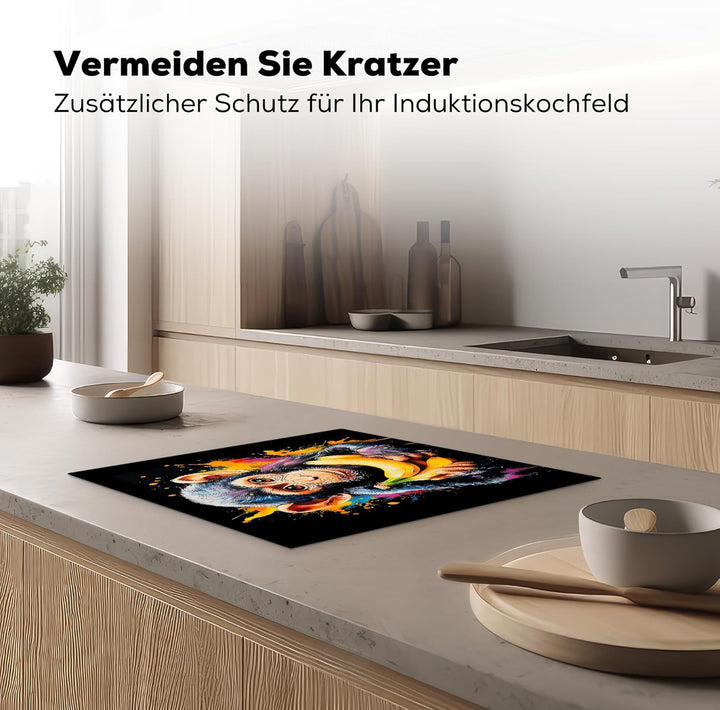 KitchenYeah© Herdabdeckplatte Einteilig 59x51 cm Küche Ceranfeld Abdeckplatte Cerankochfeld Abdeckun