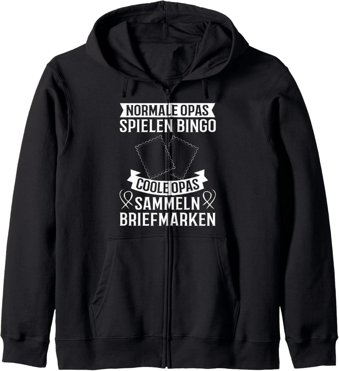Briefmarken Sammeln Briefmarke Briefmarkensammler Opa Kapuzenjacke