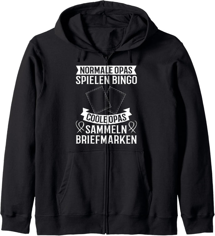 Briefmarken Sammeln Briefmarke Briefmarkensammler Opa Kapuzenjacke