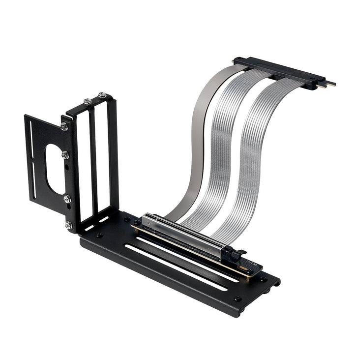 PCIE 5.0 Riser-Kabel mit GPU Halterung Set, Gen 5 Grafikkarten Verlängerung, PCI-E 16X 128GB/s kompa