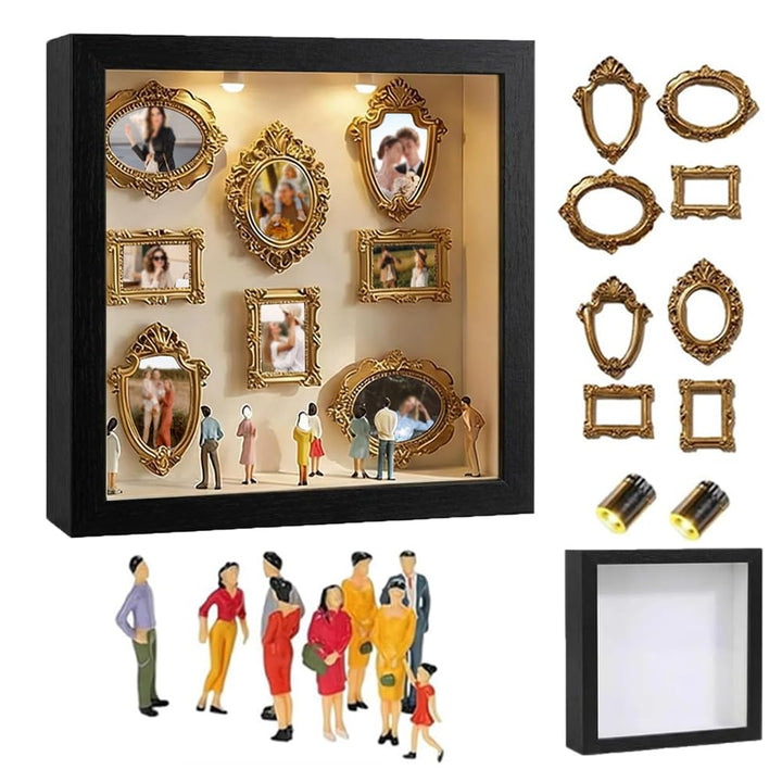 DIY Mini Museum Silhouette Box, Tiny Museum Silhouette Box, mit Lichtern, Feiern Sie Ihre einzigarti