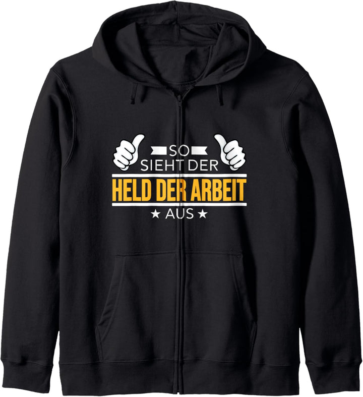 Held der Arbeit Kapuzenjacke