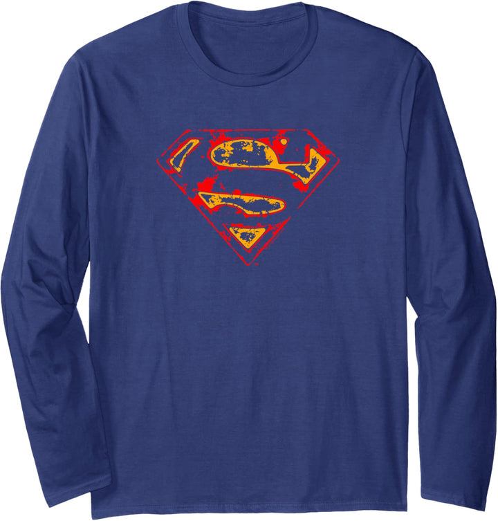 Superman Super Distressed Langarmshirt