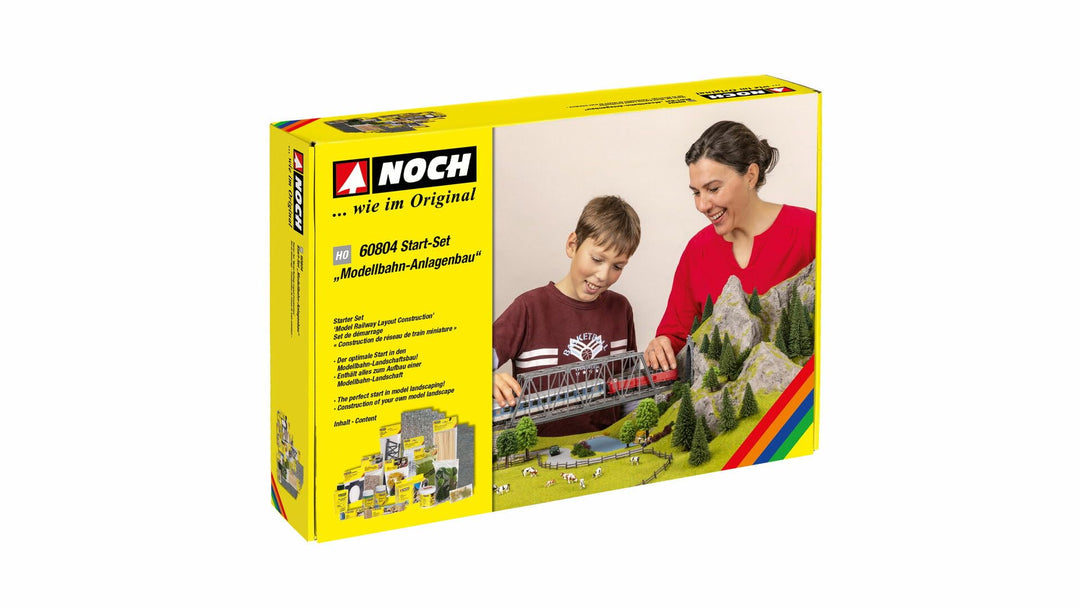 NOCH 60804 Start-Set „Modellbahn-Anlagenbau, Mehrfarbig