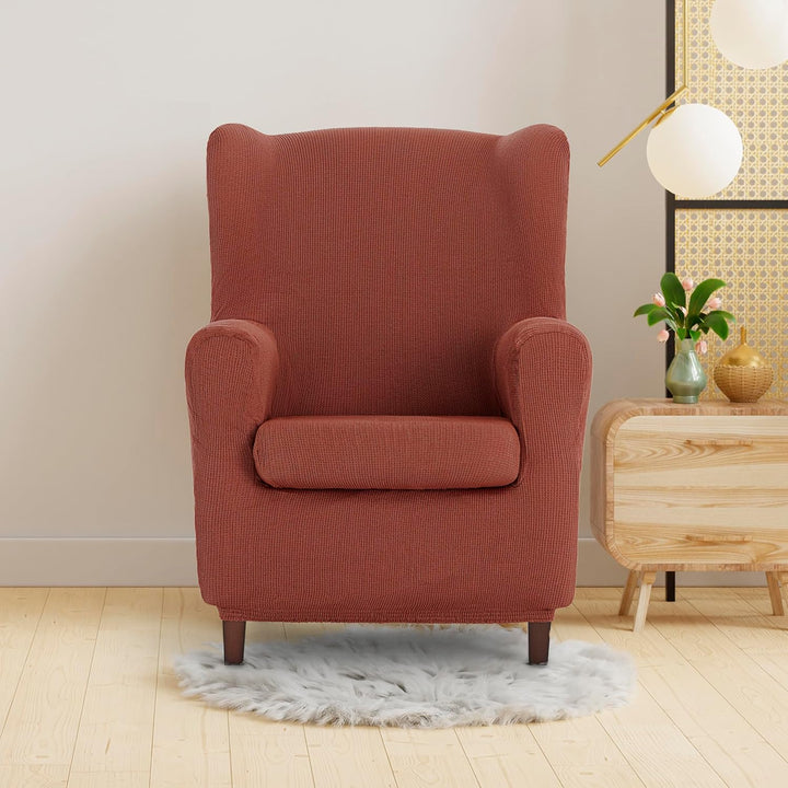 Eysa Ulises elastisch Sofa überwurf ohrensessel, Polyester-Baumwolle, 09-orange, 37 x 5 x 29 cm, 09-