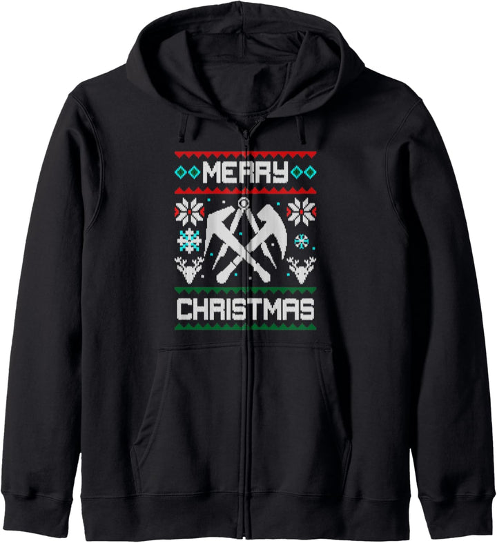 Dachdecker Zunft Merry Christmas - Weihnachten Geschenk Kapuzenjacke