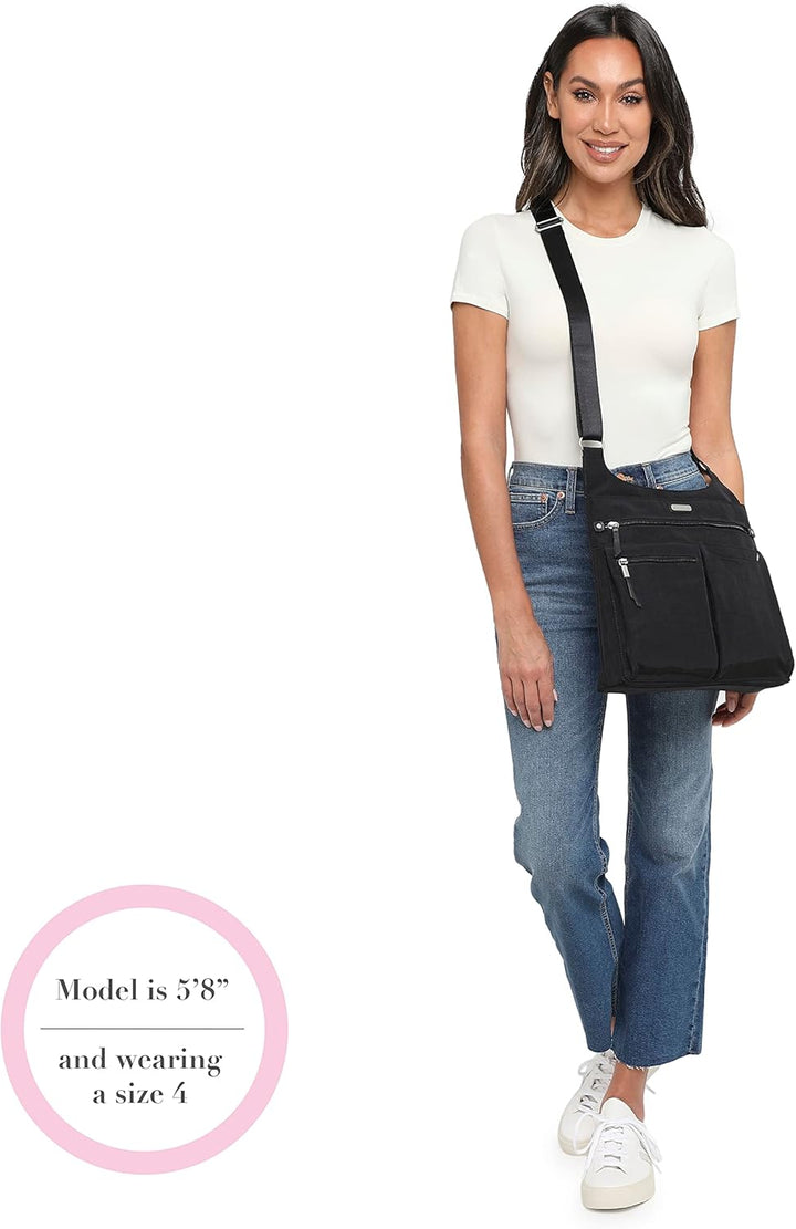 Baggallini Damen Otz406b0867 Handtaschen Einheitsgrösse Schwarz, Einheitsgr&amp;