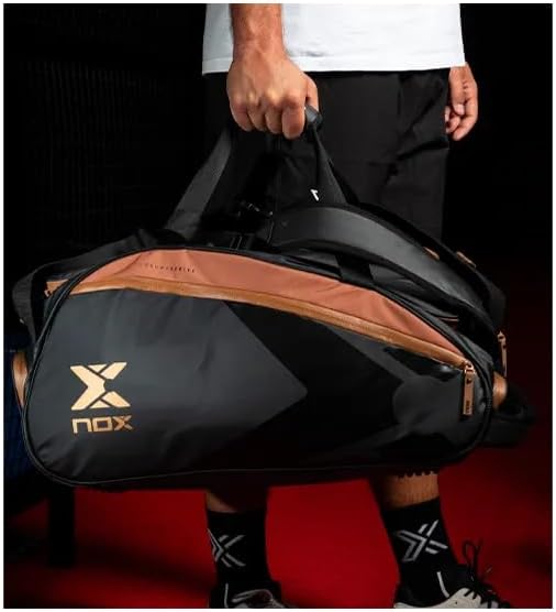 nox Luxury Open Series Padeltasche Schwarz Braun Bpopenblbr