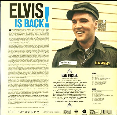 Elvis Is Back (Ltd.Edt, Vinyl