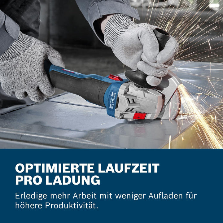 Bosch Professional 18V System Akku-Winkelschleifer GWS 18V-8 (Scheibendurchmesser 125 mm) Scheibendu