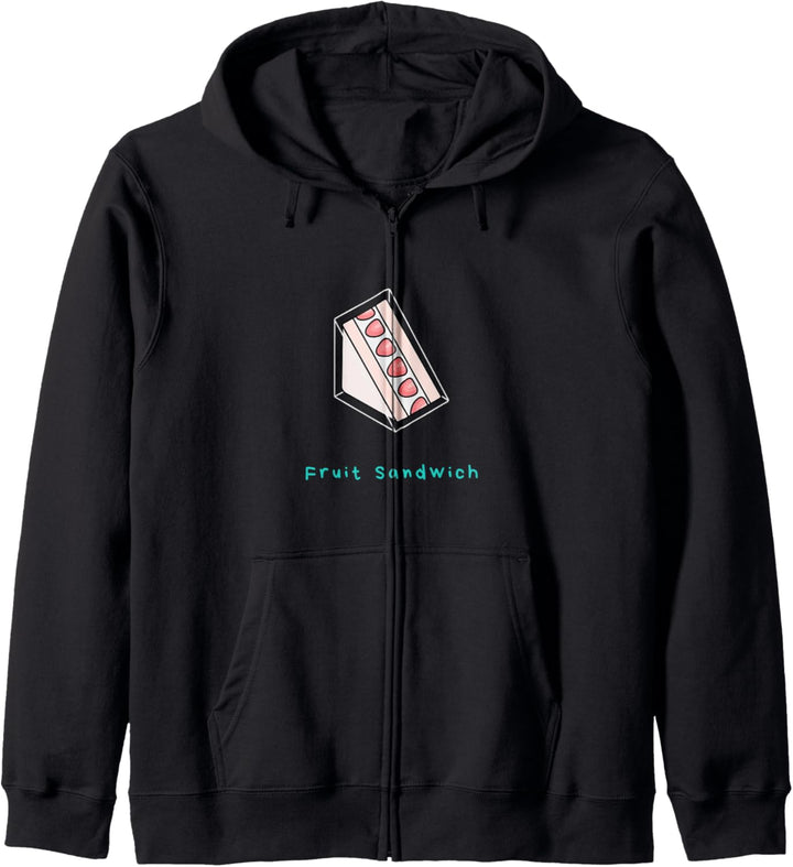 Fruchtsandwich Retro Anime Kawaii japanische Kapuzenjacke