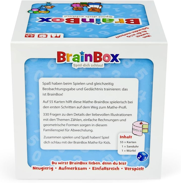 Brain 2094939 BOX 94939 - Lernspiel - Mathe für Kids, Spiel dich schlau - ab 1 Spieler, Dauer circa