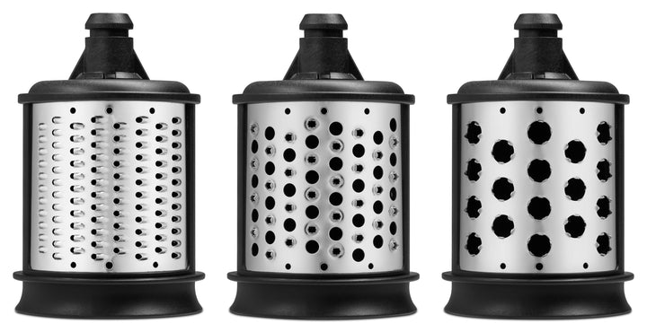 KitchenAid Raspel- und Reibenpaket für die KitchenAid Küchenmaschine, passend für den neuen Gemüsesc