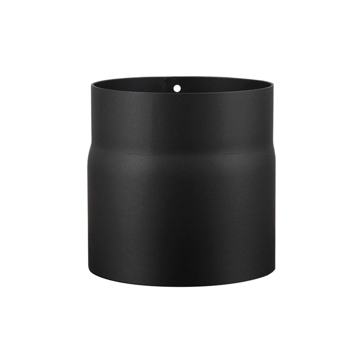 LANZZAS Ofenrohr 150 mm, im Durchmesser, DN, Ø 150 mm, Farbe: schwarz-metallic - weitere Rohre aus u