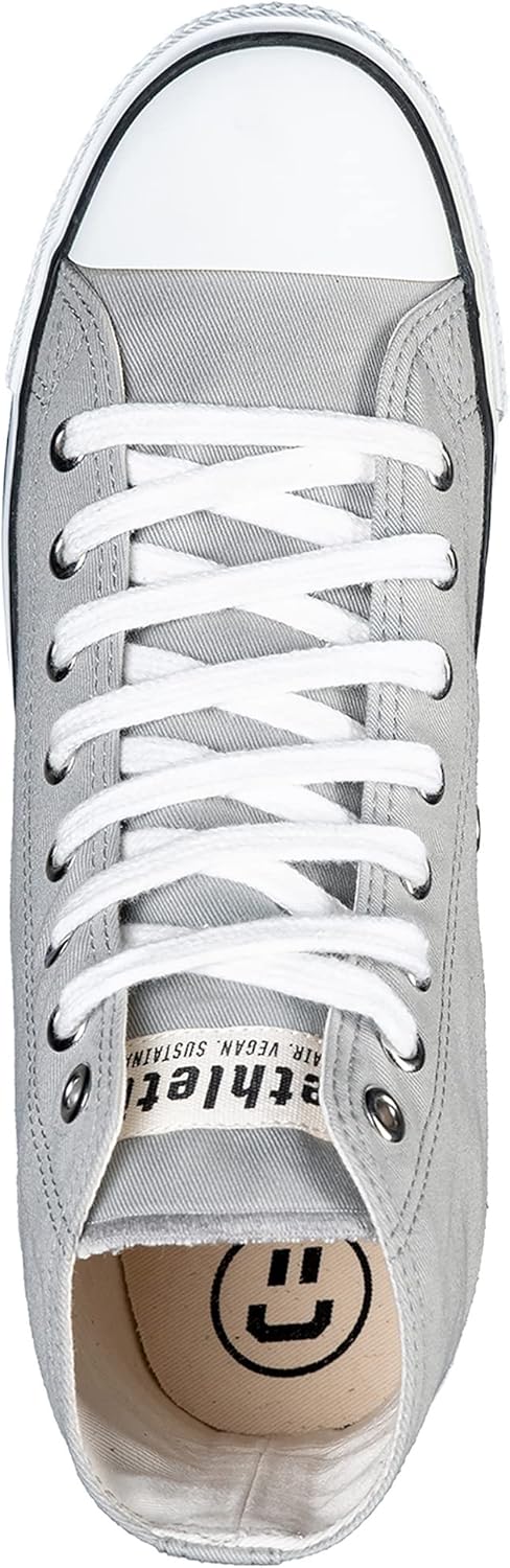Ethletic Unisex Sneaker Hi Fair Trainer White Cap Fair | Vegan | Nachhaltig 36 EU Urban Grey Just Wh