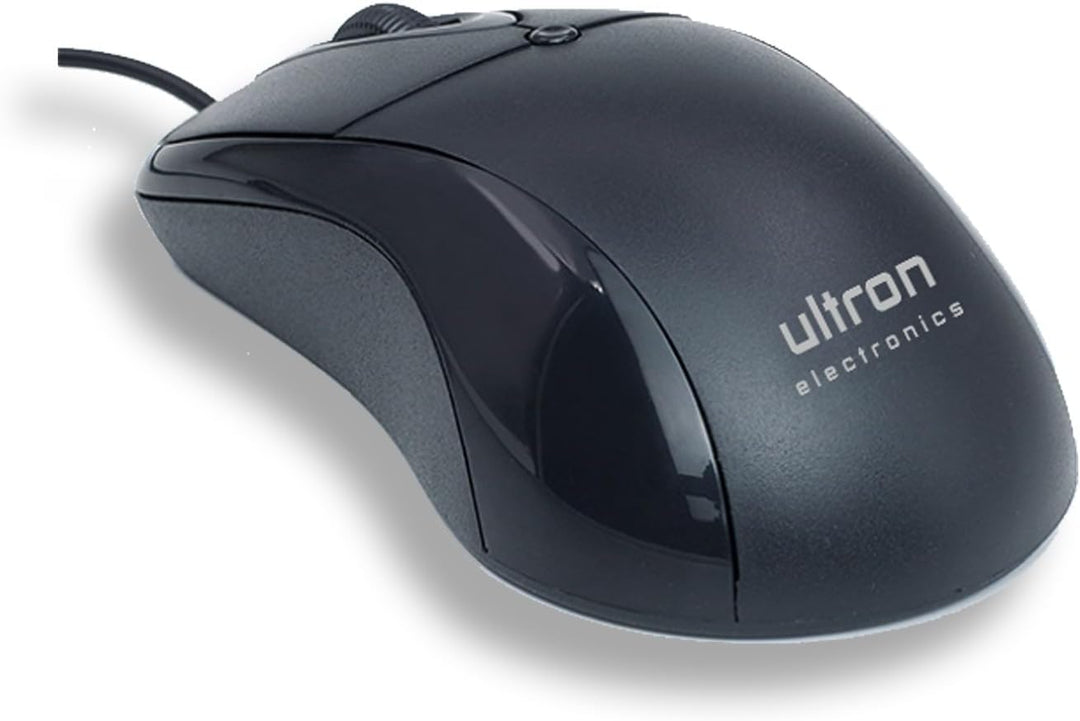 Ultron UMC-200 - Tastatur-und-Maus-Set - USB - Office - 800dpi - QWERTZ - Deutsch - Schwarz