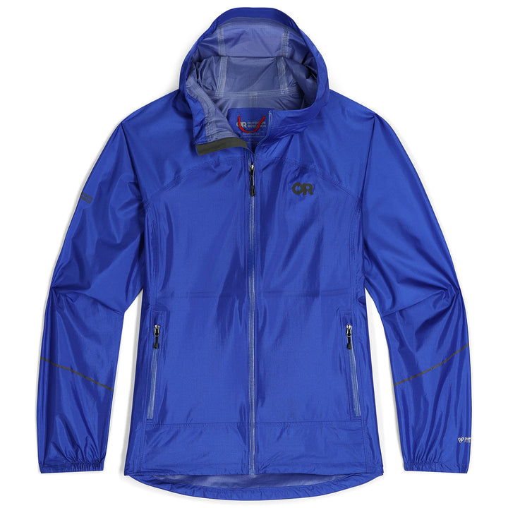 Outdoor Research Helium Regenjacke Damen rot Grösse S Ultramarinblau/Ausflug, einfarbig (Getaway Sol
