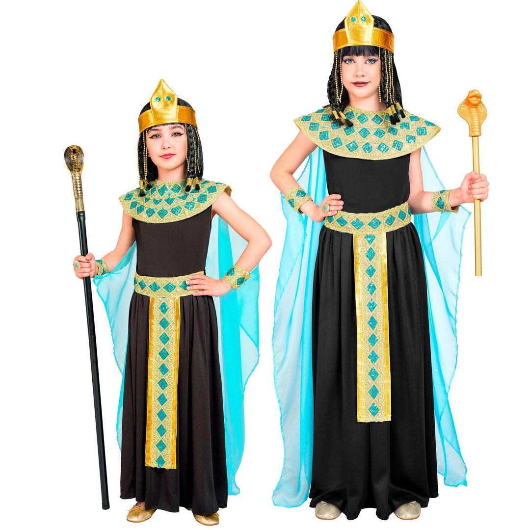 W WIDMANN MILANO Party Fashion - Cleopatra Kostüm Mädchen | Ägyptische Königin Verkleidung im Antike