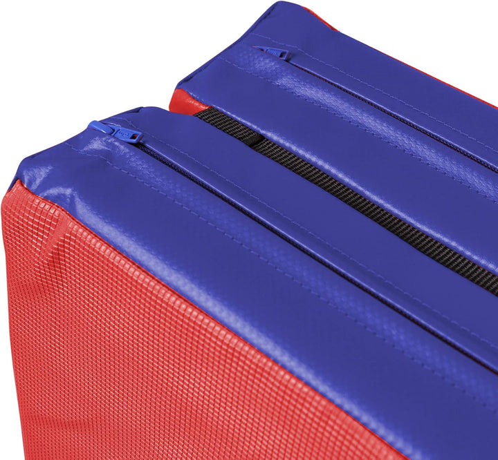 Grevinga Klappbare Turnmatte RG 35 – 200 x 100 x 6 cm - ROT/BLAU - Made in Germany - Faltbare Gymnas