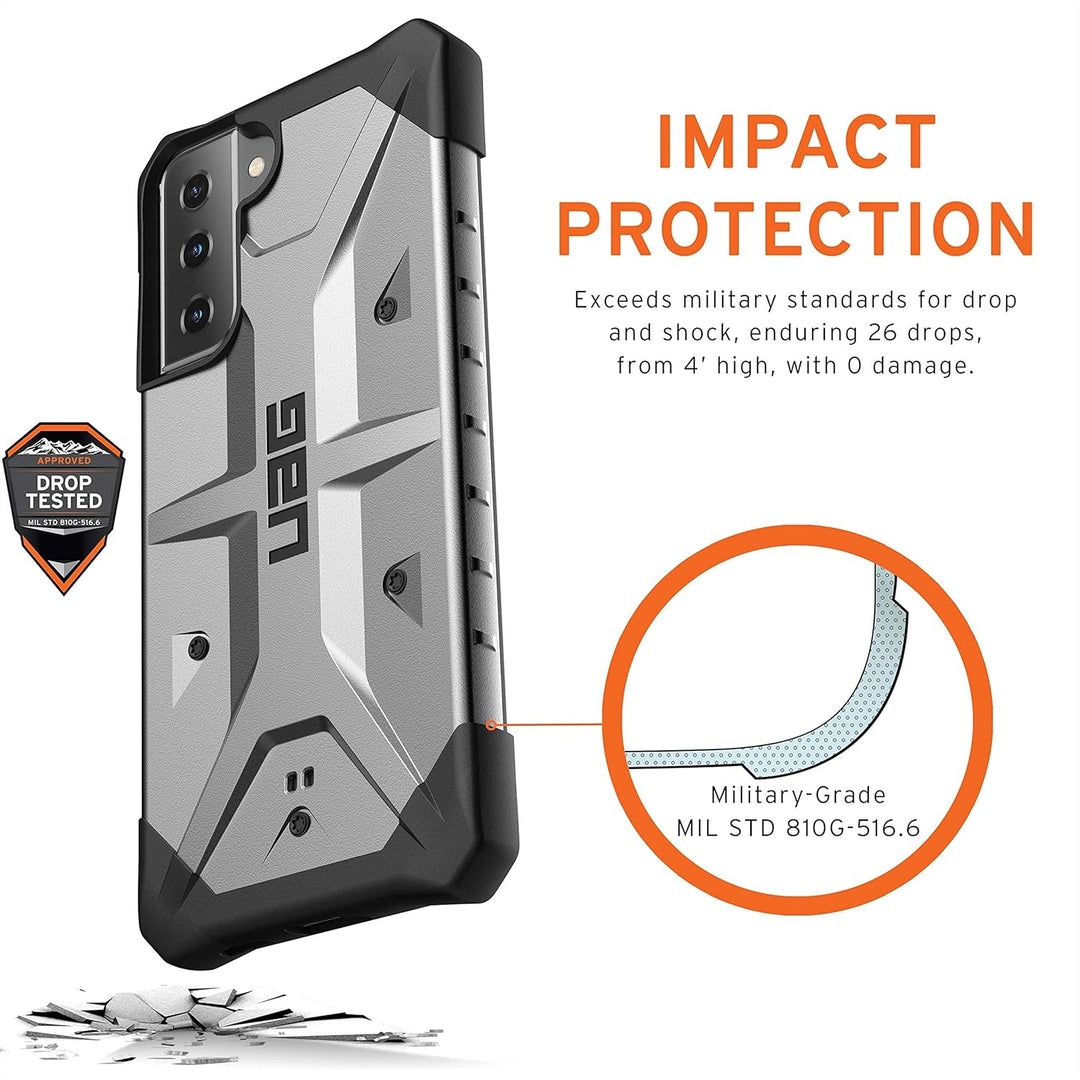 Urban Armor Gear Pathfinder Hülle Samsung Galaxy S21+ 5G (6,7" Zoll) Schutzhülle (Wireless Charging