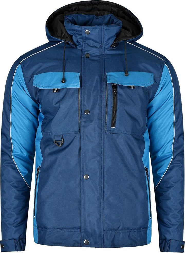 BWOLF Braver Arbeitsjacke Herren Winter Herren Winter Winddichte Winterjacke Arbeitsjacke Warme mit