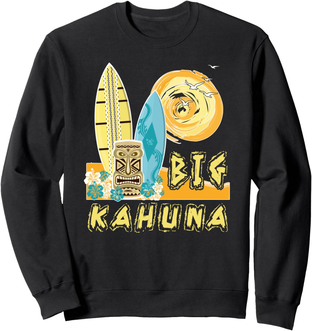 Big Kahuna Wichtige Person Hawaii-Mann Priester Sweatshirt