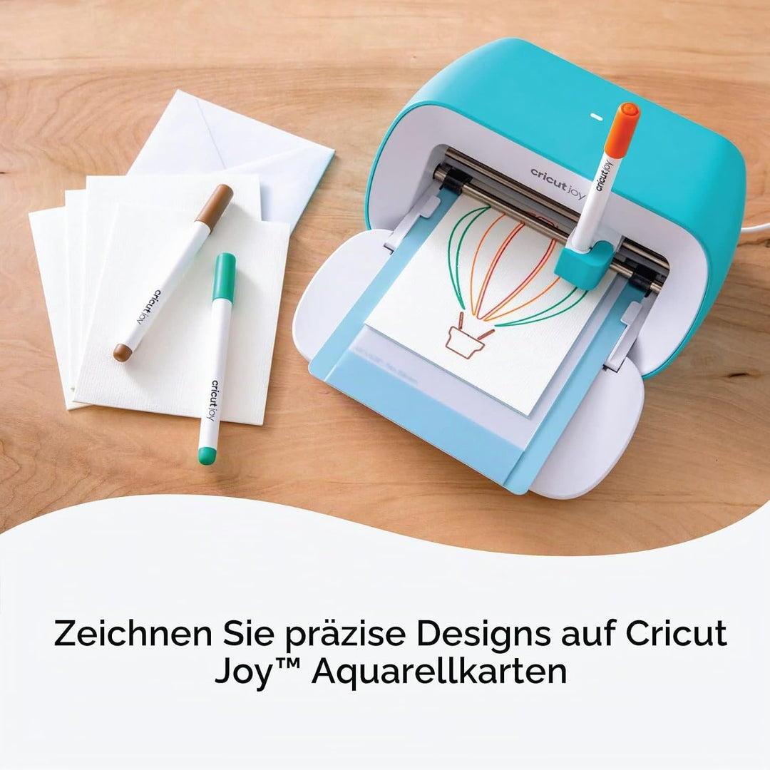 Cricut Watercolor Marker & Brush Set 8 Marker, 1 Wasserpinsel Erstellen Sie ein Aquarell Meisterwerk