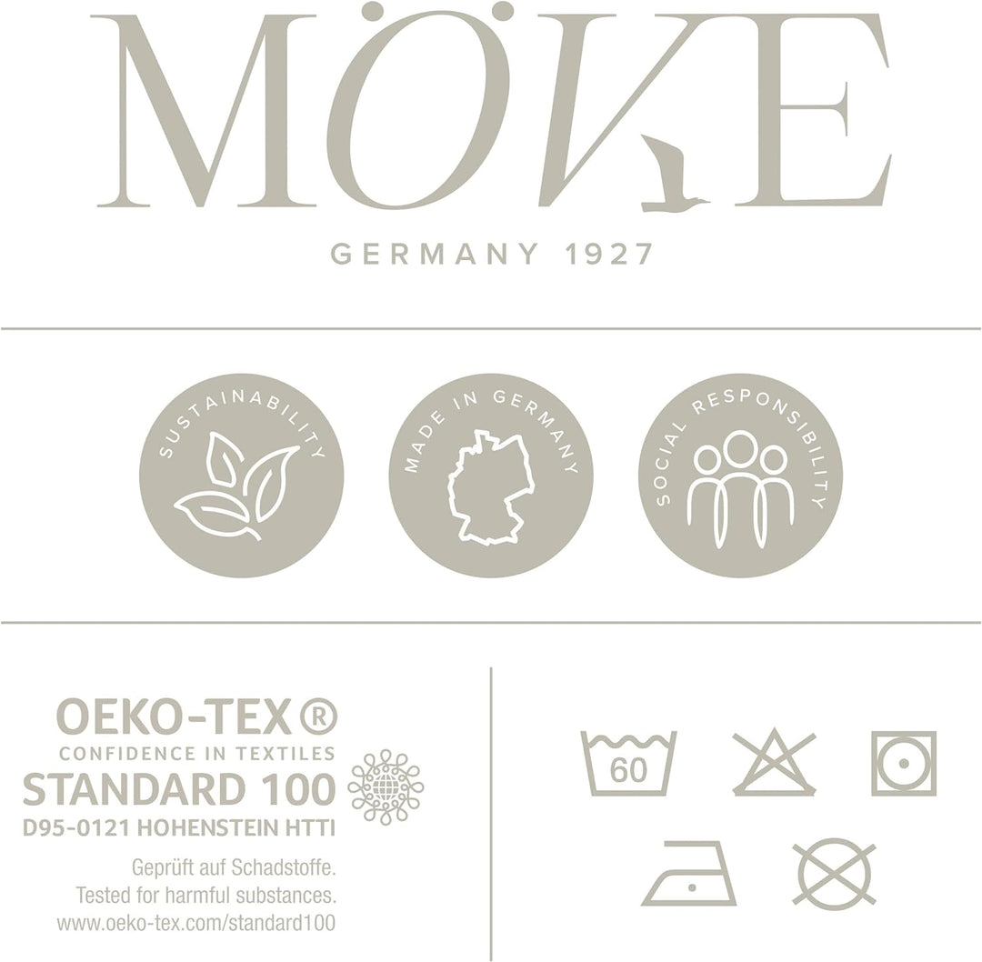 möve Eden Schalkragenmantel mit Kästchenstruktur Velours in Gr. M aus 80 % Baumwolle / 20 % Leinen,