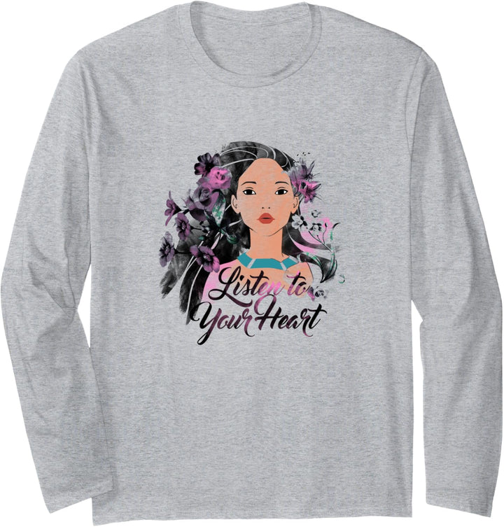 Disney Pocahontas Listen To Your Heart Langarmshirt