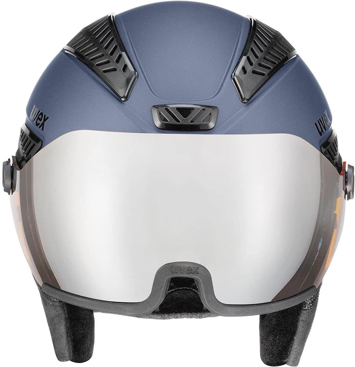 uvex Unisex – Erwachsene hlmt 600 Visor Skihelm blue mat 53-55 cm, blue mat 53-55 cm