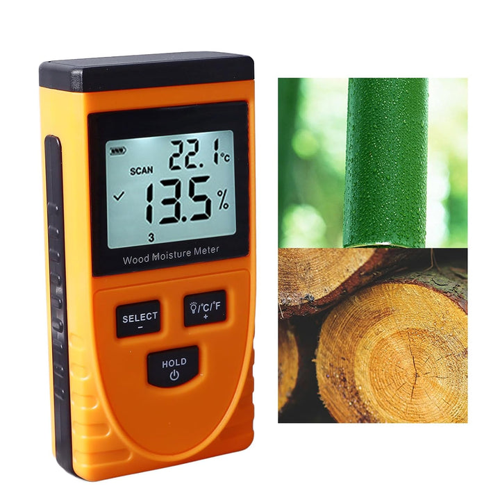 Holzfeuchtemessgerät, Stiftloser Holzfeuchtemesser, Stiftloser Feuchtigkeitsmesser, Induktion, Zerst