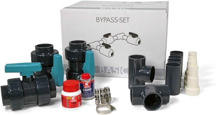 Laja26 Bypass-Set für Wärmepumpe Solaranlage Solarheizung 19-teilig | Universal Bypass für Pool Schw