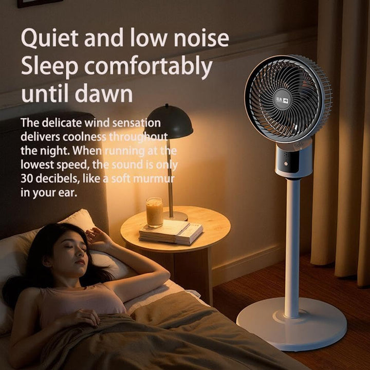 Standventilator – Bodenventilator, strapazierfähig, 2026 verbesserter Ganzraum-Luftzirkulator, 30 dB