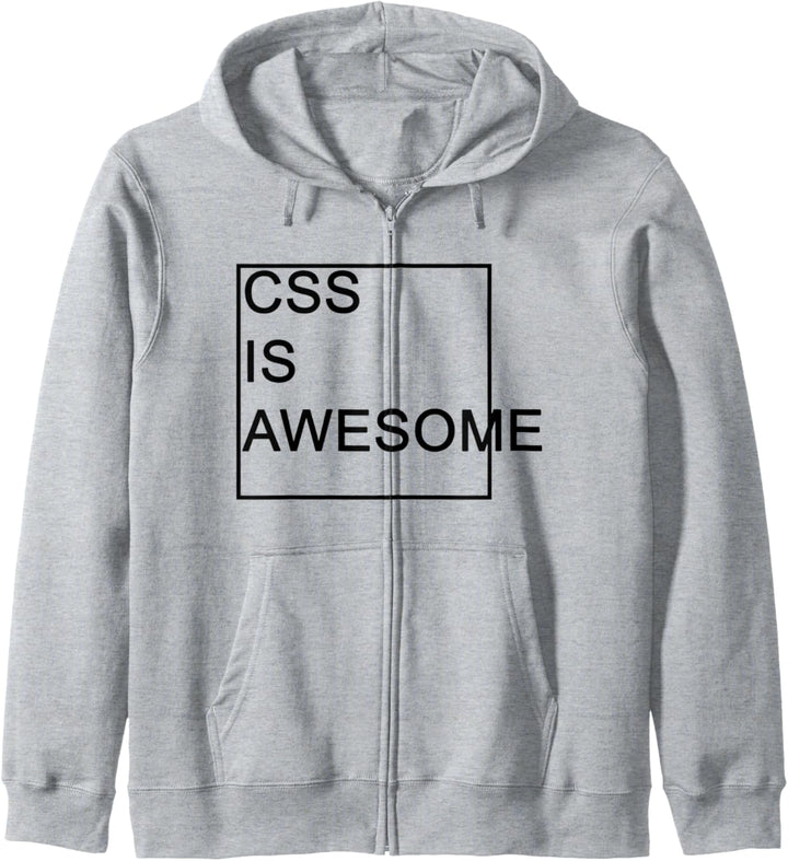 CSS Is Awesome Lustiges Programmierer Grafik Designer Spruch Kapuzenjacke