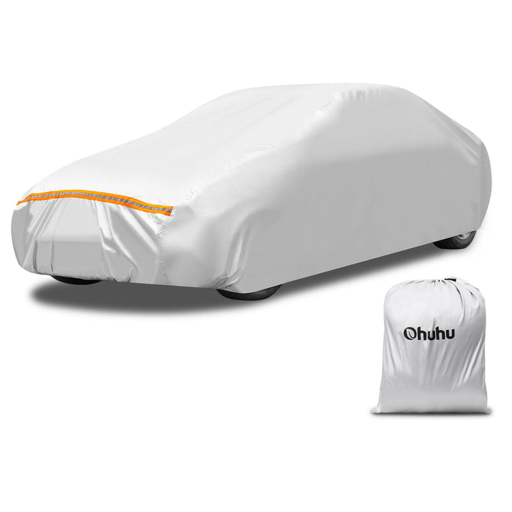 Auto Abdeckplane, Ohuhu Autoplane Auto für Limousine (191"-201"/ 485-510cm), Autogarage Abdeckung Au