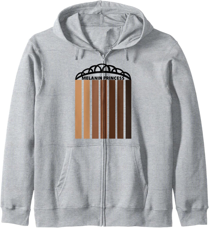 Melanin Prinzessin Black Girl Magic Afro Kapuzenjacke