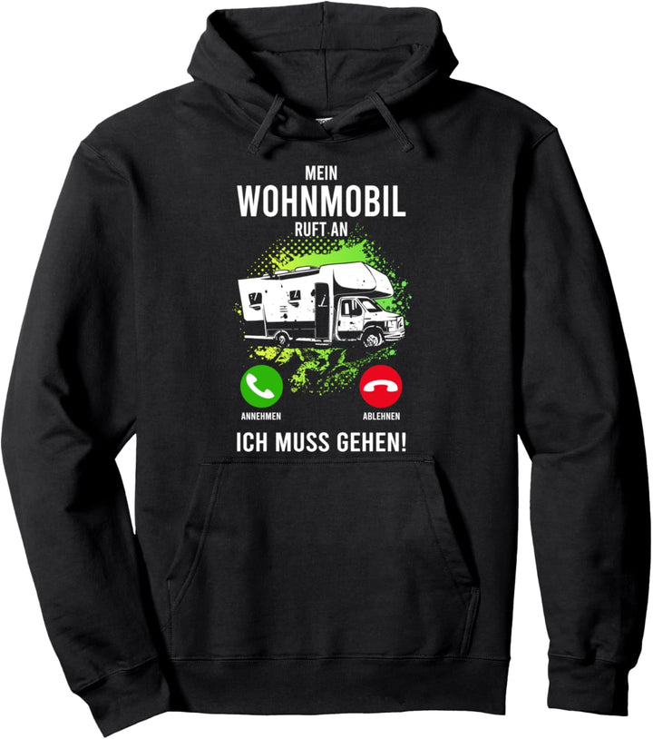 Mein Wohnmobil Ruft An Camper Reisemobil Campingbus Camping Pullover Hoodie