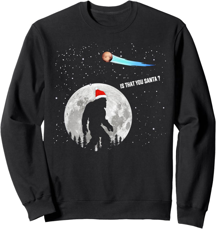 Lustiger Bigfoot Weihnachtsschranke Yeti Never forget Pluto Sweatshirt
