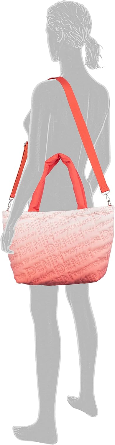 TOM TAILOR Damen Lexa Shopper mit Reisverschluss 50x18x31 (LxBxH) Rosé, 50x18x31 (LxBxH) Rosé