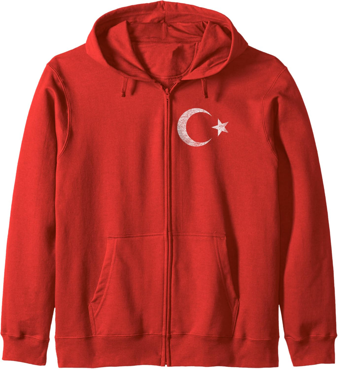 Türkei-Nationalflagge mit Mondstern Kapuzenjacke