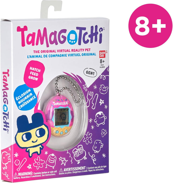 Bandai - Tamagotchi - Tamagotchi Original - Icecream - Elektronisches virtuelles Tier mit Farbdispla