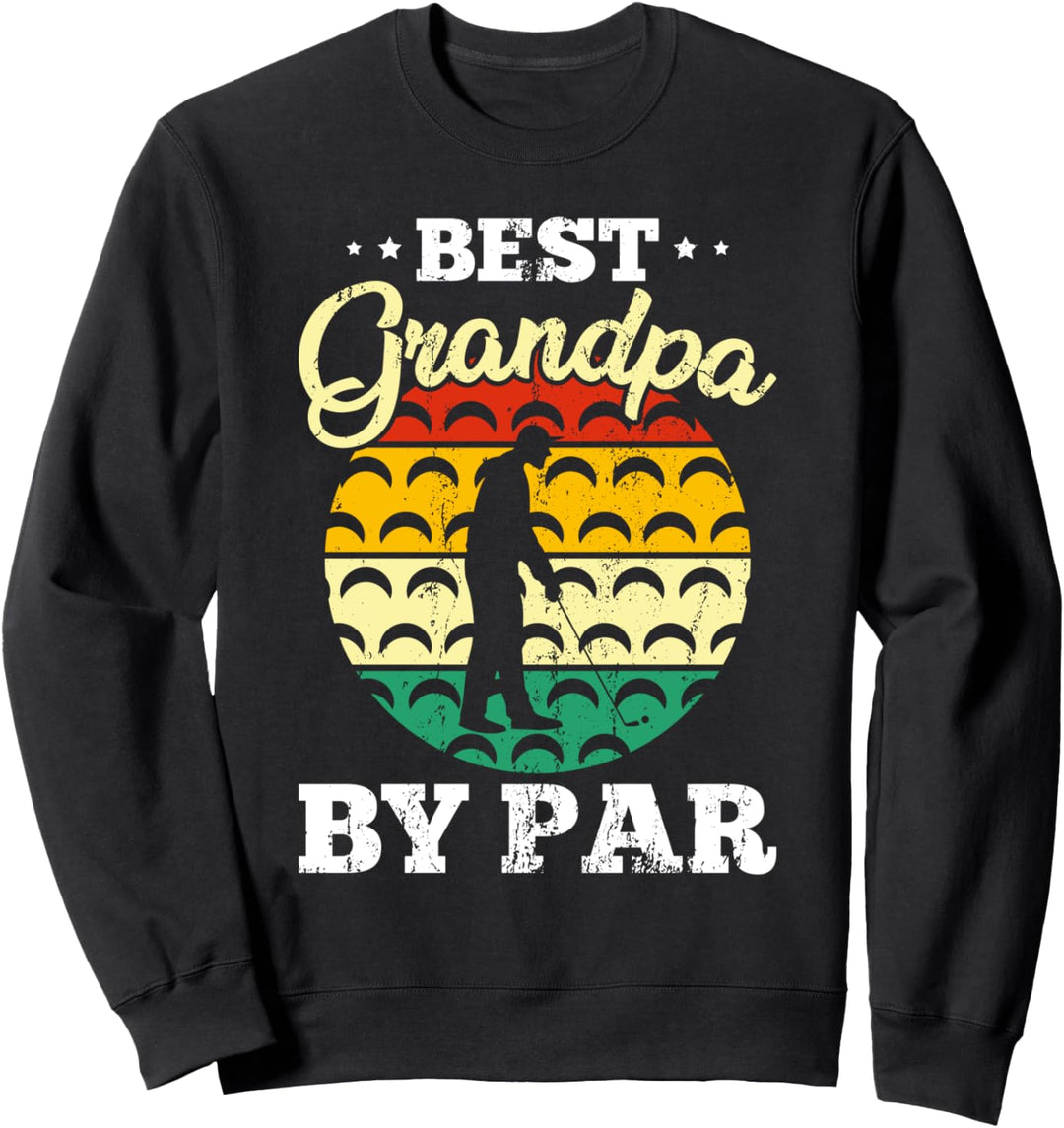 Bester Opa mit Abstand Golfplatz Golfer Ruhestand Golf Sweatshirt