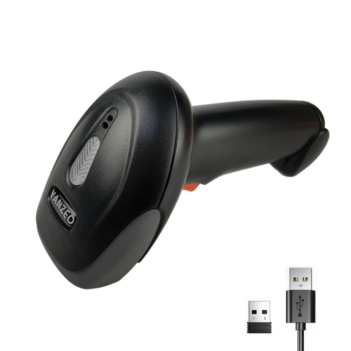 YANZEO L6811 Barcode Scanner 1D Wireless Barcode Reader 2.4G und USB Kabel Handheld Barcode Scanner