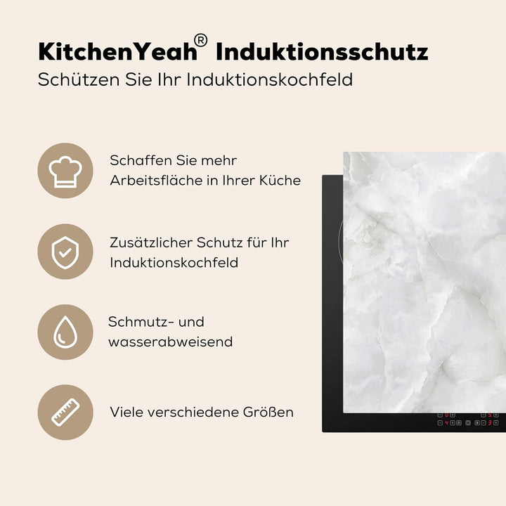 KitchenYeah© Herdabdeckplatte Einteilig Induktionsmatte Küche Abdeckung Ceranfeld Herd Abdeckplatte