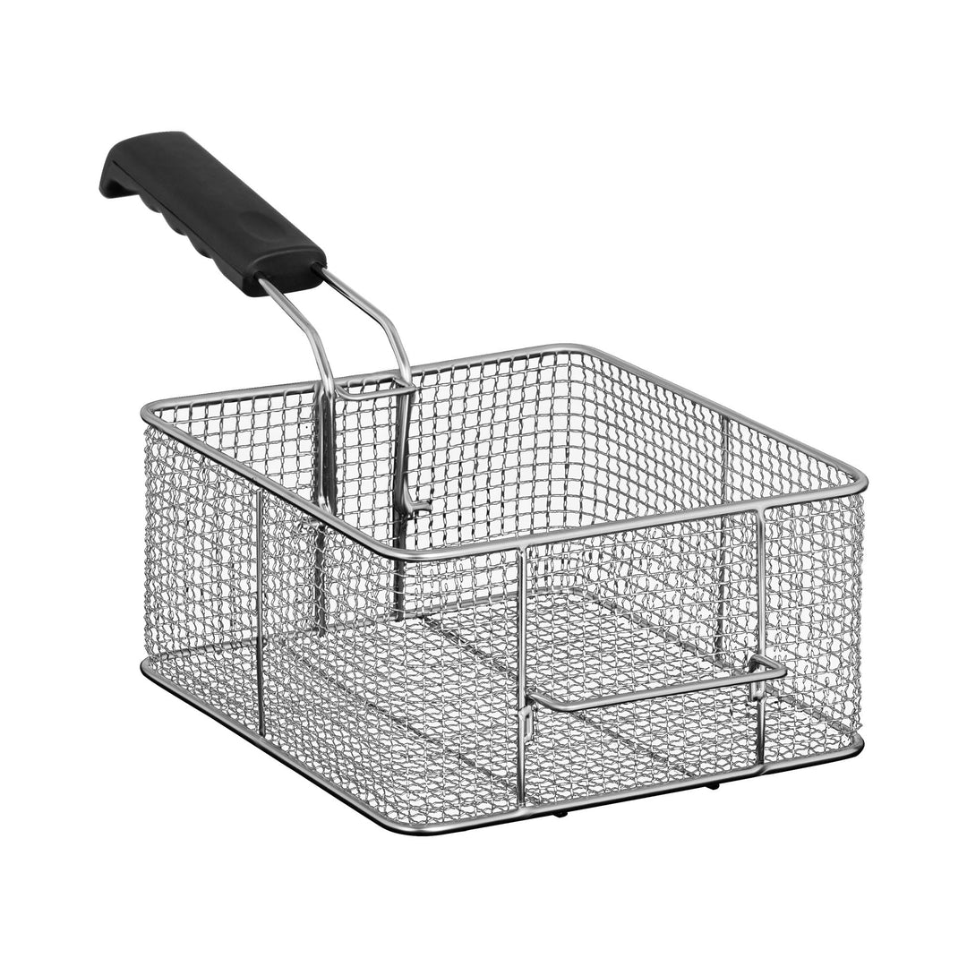 Royal Catering - RCEF-16 - Frittierkorb Fritteusenkorb (16 L Volumen, Edelstahl, 25 x 23 x 12 cm) si