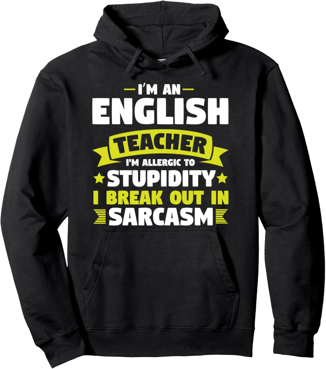 Ich bin ein Englischlehrer Unterricht Pullover Hoodie