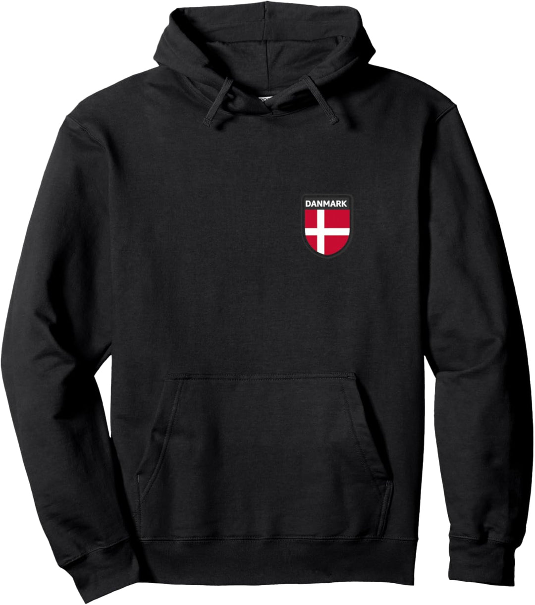 Flagge Danemark Pullover Hoodie